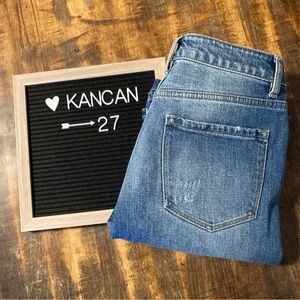 KanCan Ultra High Rise Baggy Fit Jeans, Size 27